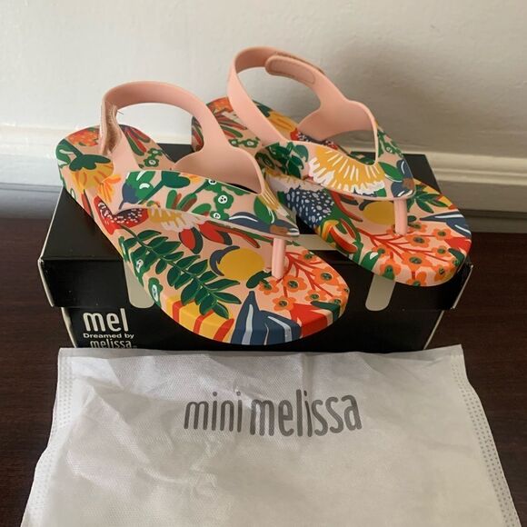 Mini Melissa ipanema flip-flops sandal size 1 - Picture 6 of 7